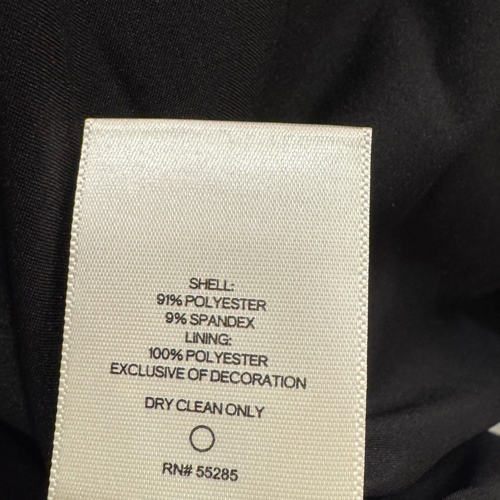 NWT Express Black Blazer with Gold Chain Trim Detail - Picture 9 of 9